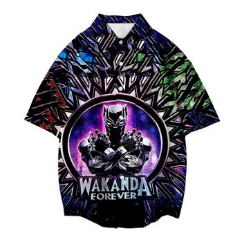 Vyriški marškiniai, R. I. P. Chadwick Boseman 3D Spausdinimo Vasaros Mados Gatvė Viršūnes Unisex Negabaritinių Marškinėliai Harajuku WAKANDA AMŽINAI Marškinėliai
