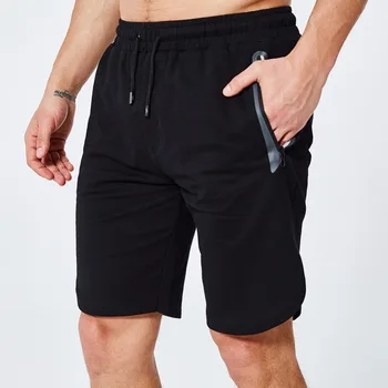 Vyriški Šortai Sweatpants Fitneso, Kultūrizmo Treniruotės 2020 M. Pavasario Vasaros Mados Šortai Vyrams Užtrauktukas Kišeniniai Kelnės Trumpos Kelnės