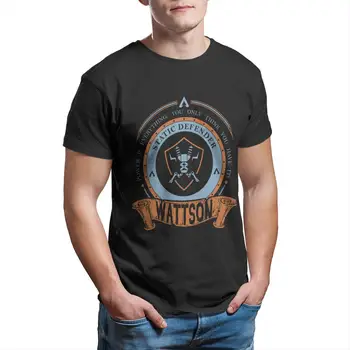 Vyrų Drabužiai Apex Legendų Šaulys Battle Royale Žaidimas Homme T-Shirt Statinio Wattson Streetwear Trumpas Rankovės