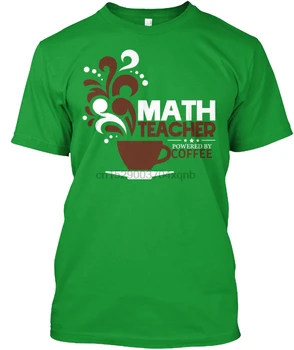 Vyrų Marškinėliai Matematikos Mokytoja Varomas Kava!(1) Moteris marškinėlius