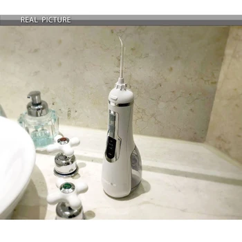 Waterpulse V500 nešiojamų žodžiu, irrigator dantų higienos įkrovimo vandens flosser 200ml belaidžius irrigator burnos, dantų valymas