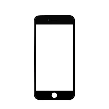 White&Black Priekiniai LCD Jutiklinis Ekranas Priekinio Stiklo Lęšis iPhone 5 5s 6 Plius 6s Plius 7 Plus lietimui Išorinio Stiklo Pakeitimo