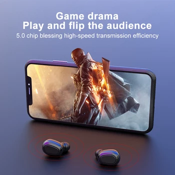 Willkey L21 L22 Belaidžių Ausinių TWS Ausinės Bluetooth 5.0 Stereo Bass Sound Gaming Headset iPhone Samsung Telefonai Ausinių