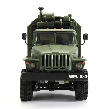 WPL B36KM Ural Metalo Edition Nesurinkti Rinkinys 1/16 6WD RC Automobilių Karinių Sunkvežimių Rock Crawler Komandą Transporto priemonė su Varikliu Servo
