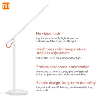 Xiaomi Mijia Mi Smart LED Stalinės Lempos, Stalo Lempos Tamsos Skaitymo Šviesa, Naktiniai staleliai, Lempa, WiFi, Leido Dirbti su AMZ Alexa IFTTT