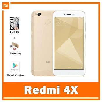 Xiaomi Redmi 4X Pasaulio Rom 4g 64g Išmaniojo telefono Vyras 1280 x 720 vaizdo Taškų HD Ekranas Snapdragon 435 Panaudota