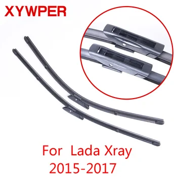 XYWPER Valytuvai už Lada Xray 2016 2017 Automobilių Reikmenys Minkšta Guma, priekinio Stiklo valytuvai