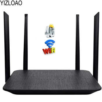 YIZLOAO LTE, 3G, 4G, Wifi Maršrutizatorius Lan-Port Mezon Parama-Sim-Kortele Antenos 300mbps Atrakinta Nešiojamų FDD Bevielis Maršrutizatorius Hotspot