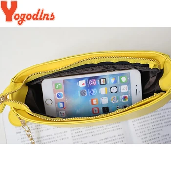 Yogodlns 2021 naujas mados moterų Crossbody maišą citrinų vaisių formos mini piniginės rankinėje sankabos grandinė pečių maišą ponios krepšys