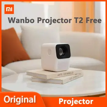 Youpin Naujas Produktas Wanbo Projektorius T2 Nemokamai Mini Namų Kino Projektorius, Nešiojamas LCD Projektorius Vertikaliai Keystone Korekcija