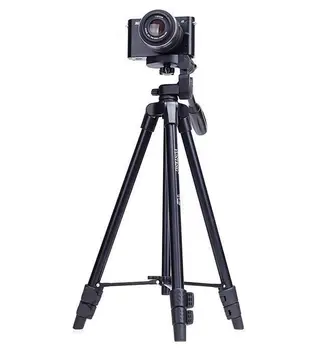YUNTENG VCT-520 Nešiojamų Trikojis + Slopinimas, Galvos ir Krepšys Canon Nikon DSLR Fotoaparatas YUNTENG 520
