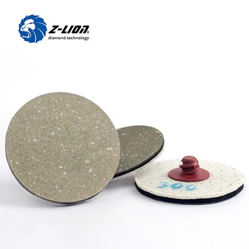 Z-LIŪTAS 50MM Deimantų Šlifavimo Diskas 2 Colių Roll Užraktas Stiklo Keramikos Granito Šlifavimui Varantys Dremel Šlifavimo švitriniu popieriumi Disko Lakštai