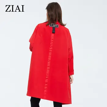 ZIAI2020 Moterų rudenį švarkelis Euramerican kailis Purus versija Stovėti apykaklės juostelė sagtis apdailos tendencijas Cardiga ZS-8617
