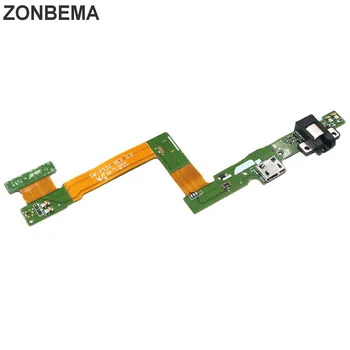 ZONBEMA 50pcs Originalus USB Doko Jungtis Įkrovikliui Įkrovimo lizdas Flex Kabelis Juostele Skirtas Samsung Galaxy Tab 9.7 P550 P555