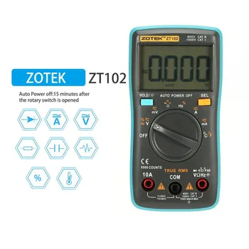 ZT102 Skaitmeninis Multimetras Multimetro esr Tranzistorius Testeris, Skaitmeninis RM Mastech uni kelių Metrų 102/101 t Metrų Sanwa Multimetre