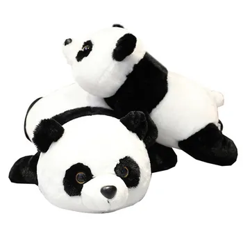 Įdaryti Pliušinis Žaislas Panda Minkštos Lėlės Ranka Šilčiau Įdaryti Furry Žaislai Vaikams Panda Puikus Peluches Grandes Milžinišką Pagalvę JJ60MR