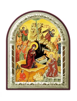 šeimos jėzaus krikščionių dekoro mergelės marijos su vaikais sienos pakabučiai katalikų religinės aukso metalo juoda piktogramą