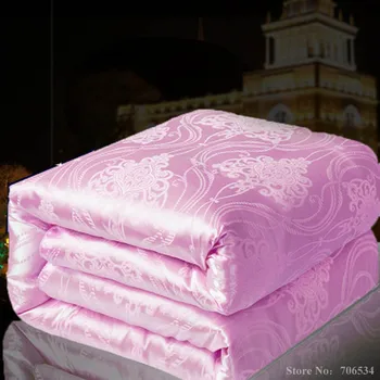 šilko šalikas/antklodę/antklodė/antklode Rudenį&Žiemos karalius ir karalienė twin dydžio namų patalynė balta/rožinė/mėlyna spalva
