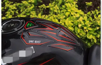 Šviesą atspindinčios 3D Motociklu Lipdukas, Moto Dujų Kuro Bakas Raštas Padas Dangtis Decal 