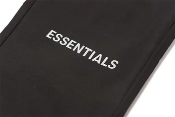 Šviesą atspindinčios RŪKO Essentials Kišenėje Krovinių Kelnės Vyrams, Moterims, Geriausios Kokybės Poilsiu Raišteliu Kelnės Sweatpants
