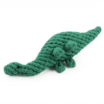 Žalias Dinozauras Medvilnės Virvė Valyti Dantis, Kramtyti Šuo, Žaislų, Vaisių, Naminių Žaislų